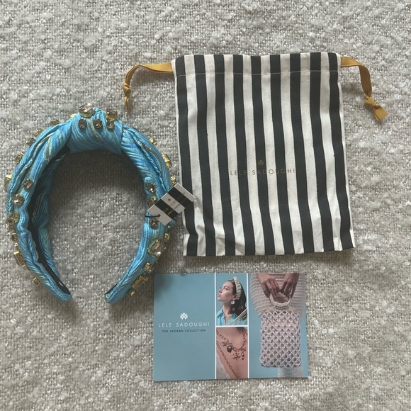 NWT Lele Sadoughi
Veronica Oversized Embellished
Headband main image 8